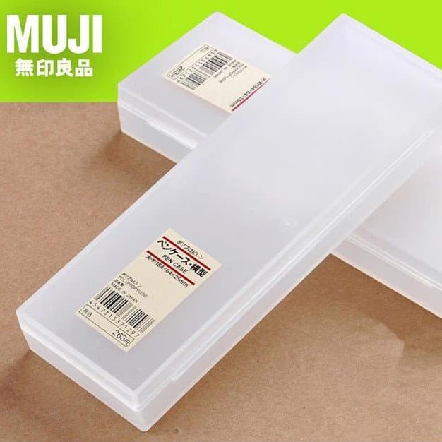 

Cuci Gudang Awal Tahun Muji - PP Pencil / Pen Case 2 compartments - Kotak / Tempat Pensil Cuci Gudang Awal Tahun