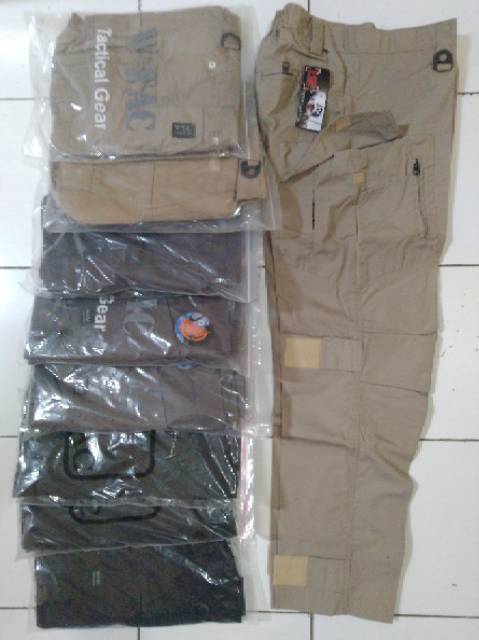 CELANA TACTICAL Cargo Gunung Lapangan PDL Ripstop WTac