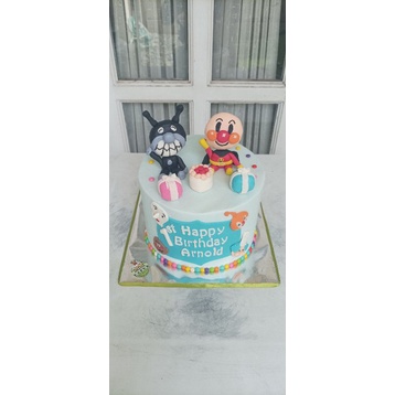 

kue tart ulang tahun anpanman
