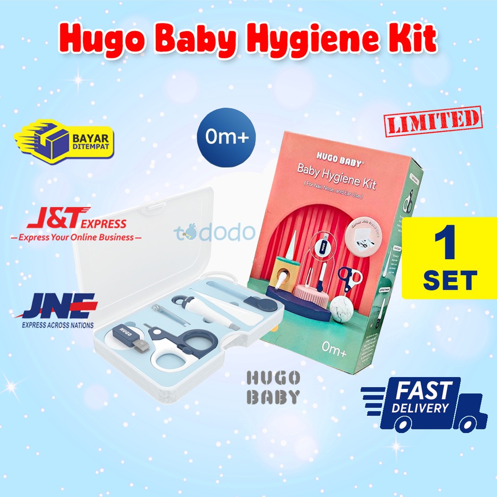 Hugo Baby Hygiene Kit - Perawatan Kuku Hidung Telinga Bayi