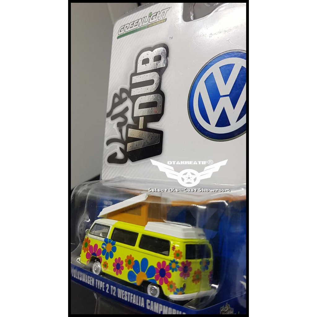 Greenlight 1968 Volkswagen Type 2 T2 Westfalia Campmobile