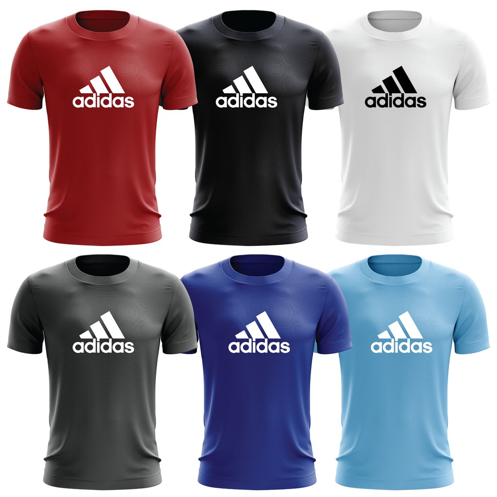 ⭐️⭐️⭐️⭐️⭐️POLO LOGO ADIDAS   ROUNDNECK SHORTSLEEVE T-SHIRT / LOGOSABLON PRINTED PRESS POLYFLEX PREMI