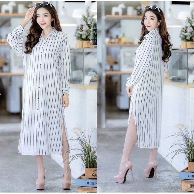 maxy wanita salur putih / maxy sandra