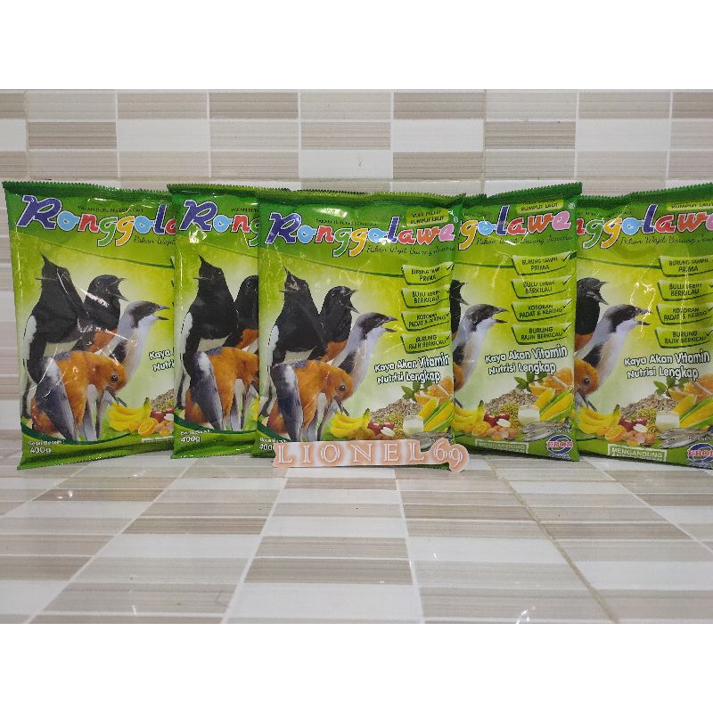 PAKAN BURUNG ANIS MURAI CUCAK VOER RUMPUT LAUT RONGGOLAWE EBOD JAYA