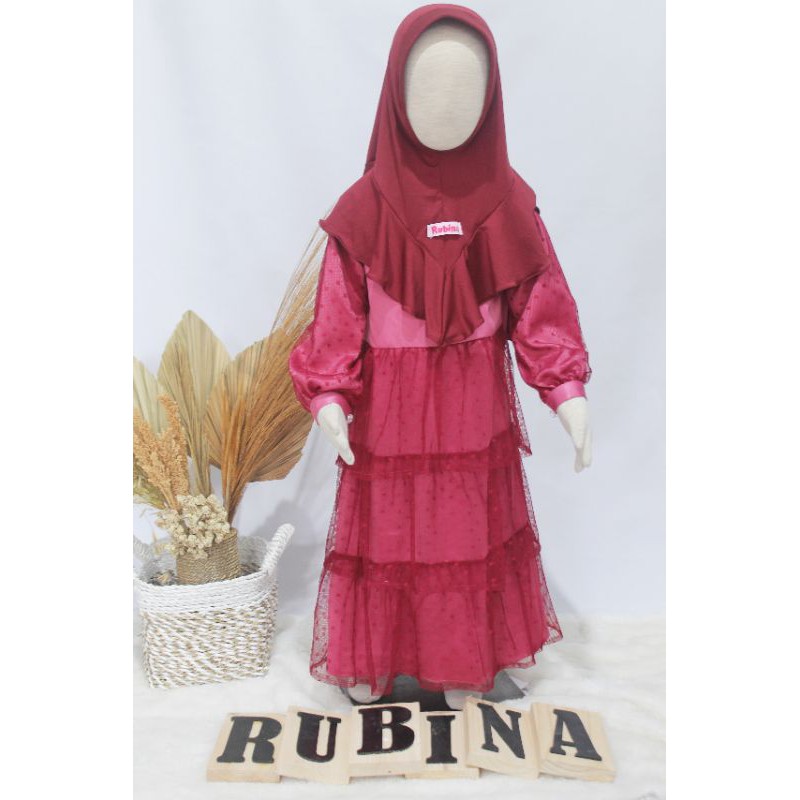 COD Gamis anak tile dot