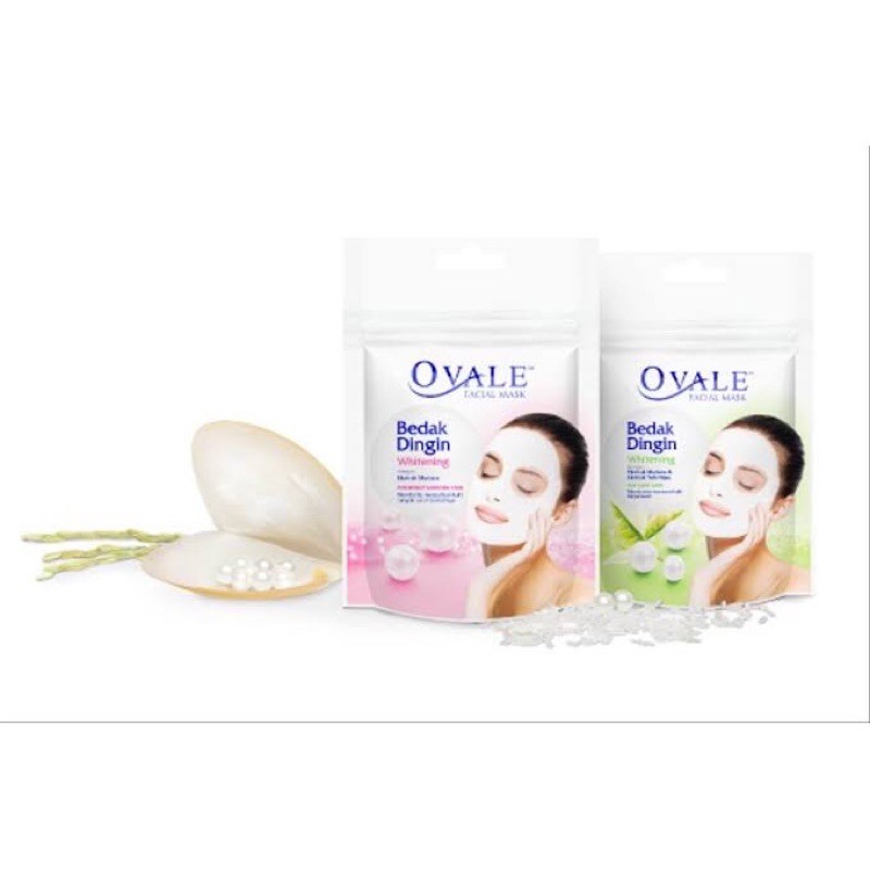 Ovale Bedak Dingin isi 30 butir