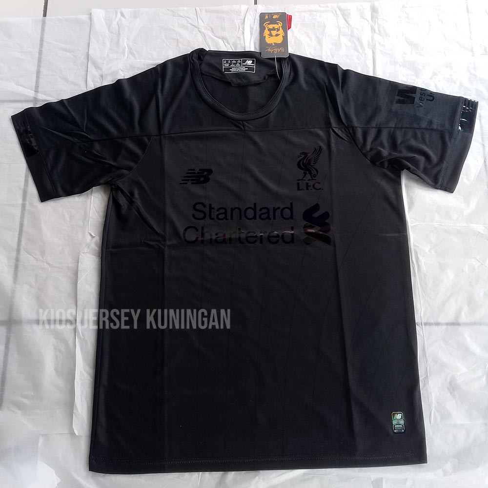 Jersey Hitam Liperpul LFC Liver Liverpool Blackout Special Editions 19/20