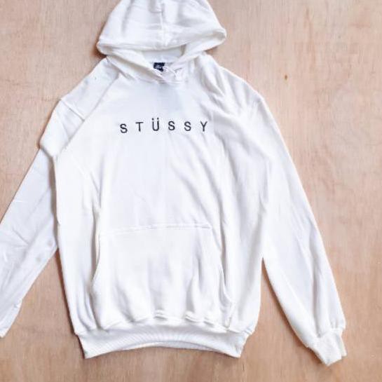 HOT SALE..✼  Stussy Helvetica Hoodie *uw*
