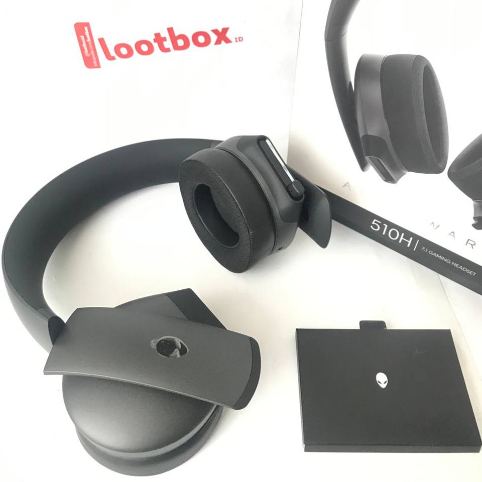 Headset Gaming USB & 3.5mm 7.1 Alienware 510H AW510H - DARK SIDE OF THE MOON [SECOND]