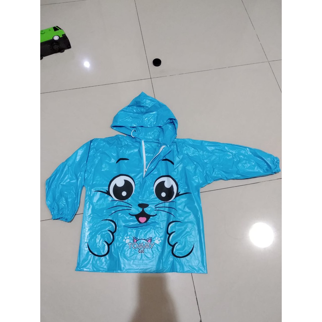 FELWINSHOP Jas Hujan Anak Tk Paud Jaket Celana Lucu Darling Pets