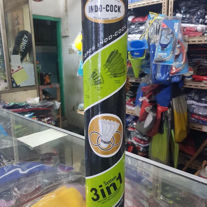 SHUTTLECOCK INDOCOCK HIJAU 3 IN 1