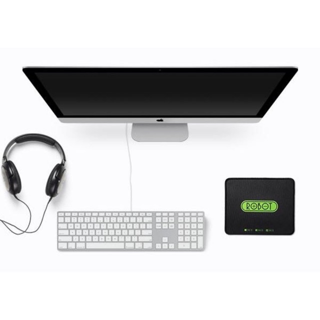 Mousepad Anti Slip ROBOT MP01 RP01 Polos Hitam Murah Rubber Original - Garnsi Resmi 1 Tahun