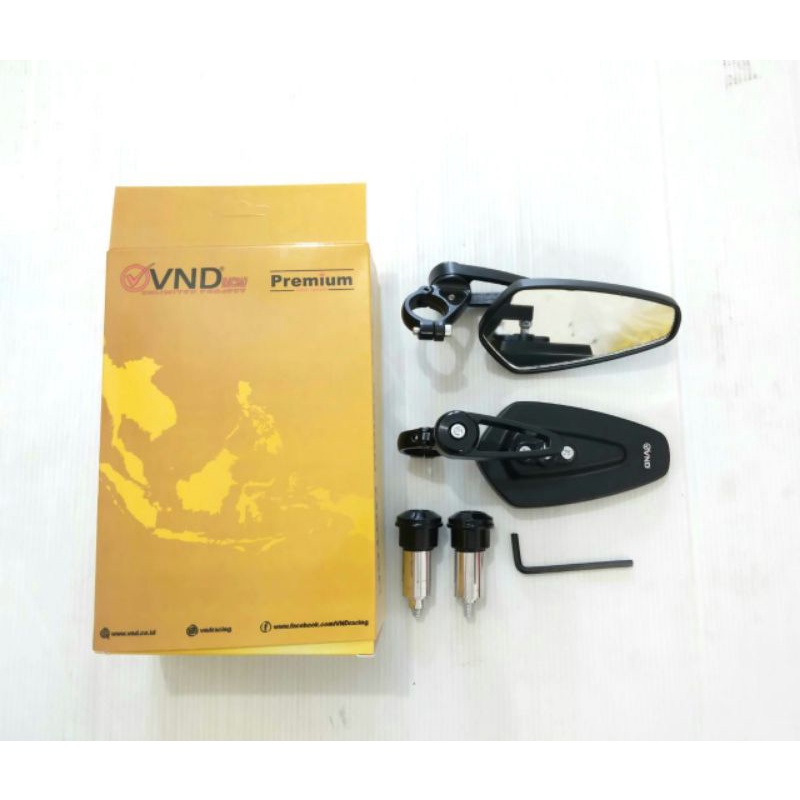 Spion Jalu / Spion Bar End Oval Universal Nmax,Aerox,Pcx,Vario,Beat,Mio,Vespa,W175,Xabre,Vixion - hitam