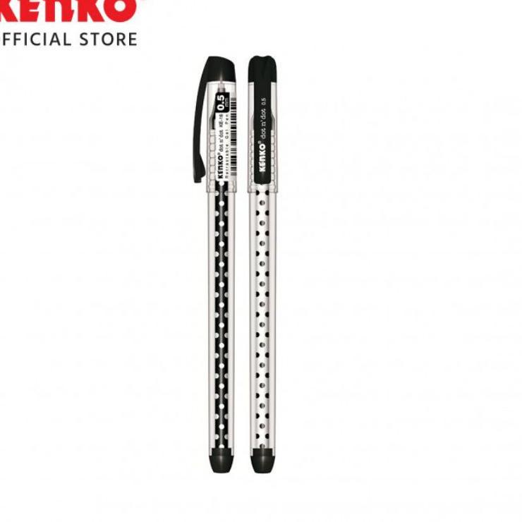 

Baru Ekonomis Pulpen gel kenko KE-16 Dot n' Dot ( 12 pcs )