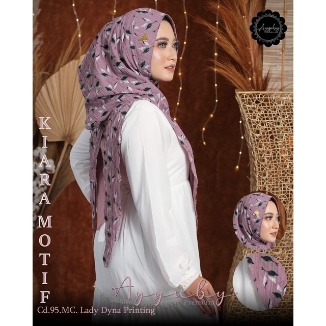 Jilbab Hoodie Premium KIARA MOTIF Laser By ayyuby