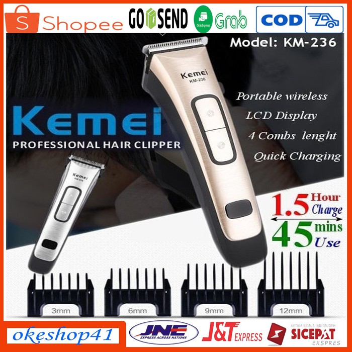 KEMEI KM.236 CAS CUKUR ANAK/BAYI/KUMIS/JENGGOT HAIR CLIPPER