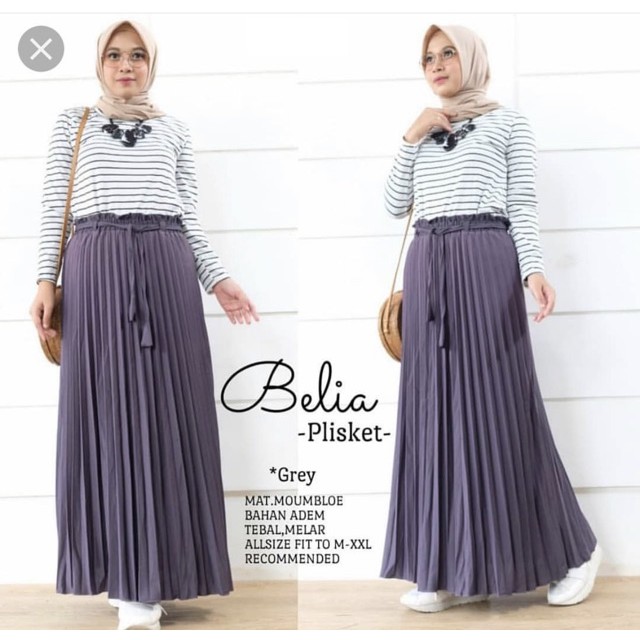 ROK PLISKET TALI PREMIUM // BELIA PLISKET