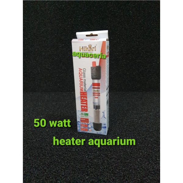 heater pemanas air aquarium 50 watt