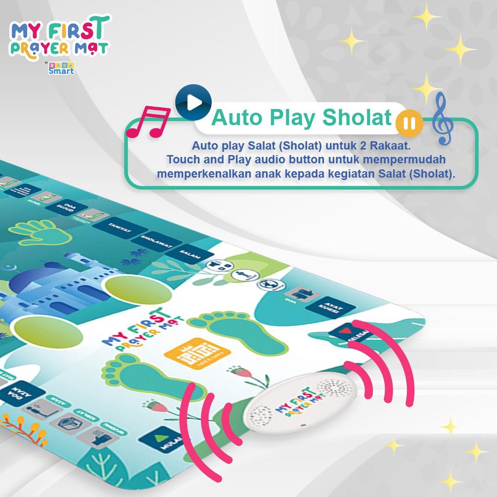 Bebe Smart Prayer Mat/ Sajadah Anak Edukasi Playmat Playgym