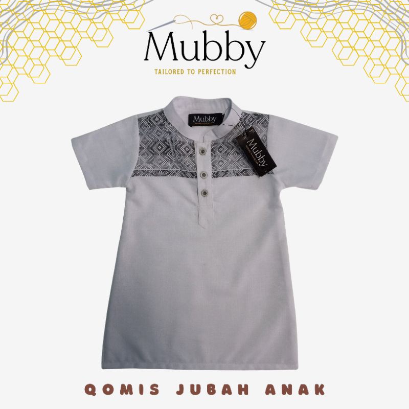 Mubby - Jubah Arab Gamis Anak Laki-Laki | Putih