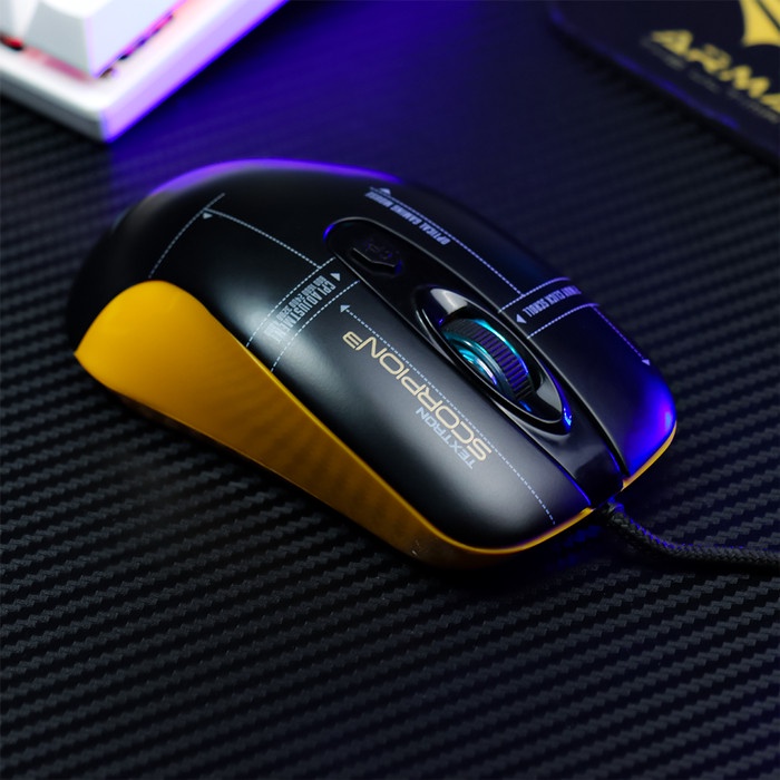 Armaggeddon Mouse Gaming Scorpion 3 4800 CPI - Garansi 2 Tahun - No Name, OLD VERSION