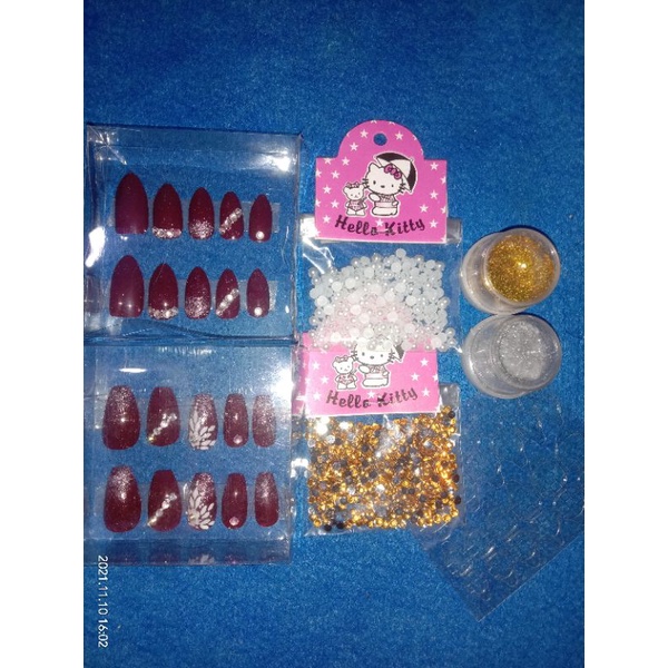 paket kuku palsu gems.gliter