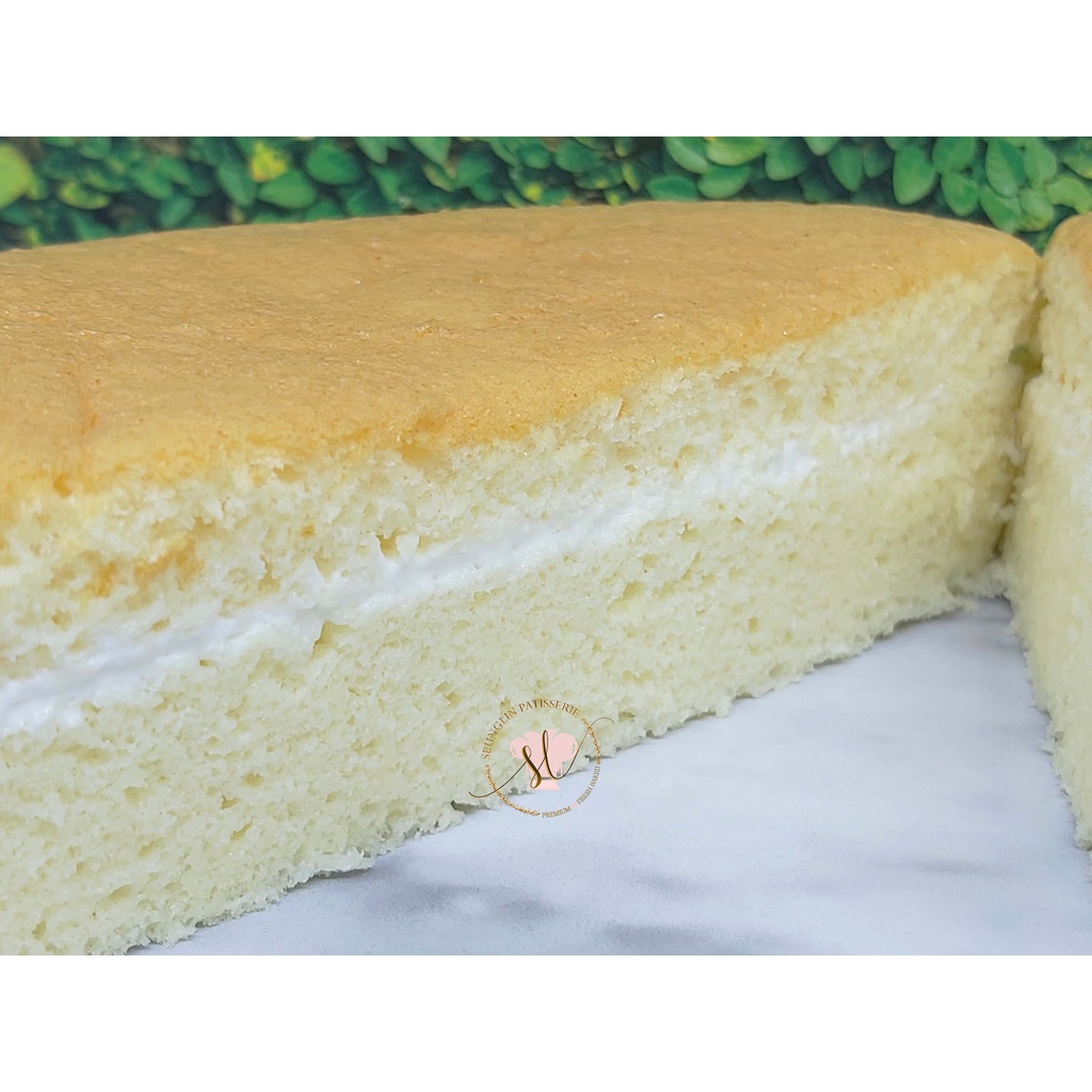 

COTTON CAKE / OGURA CAKE JAPANESE. LOW CALORIES CAKE / RENDAH KALORI