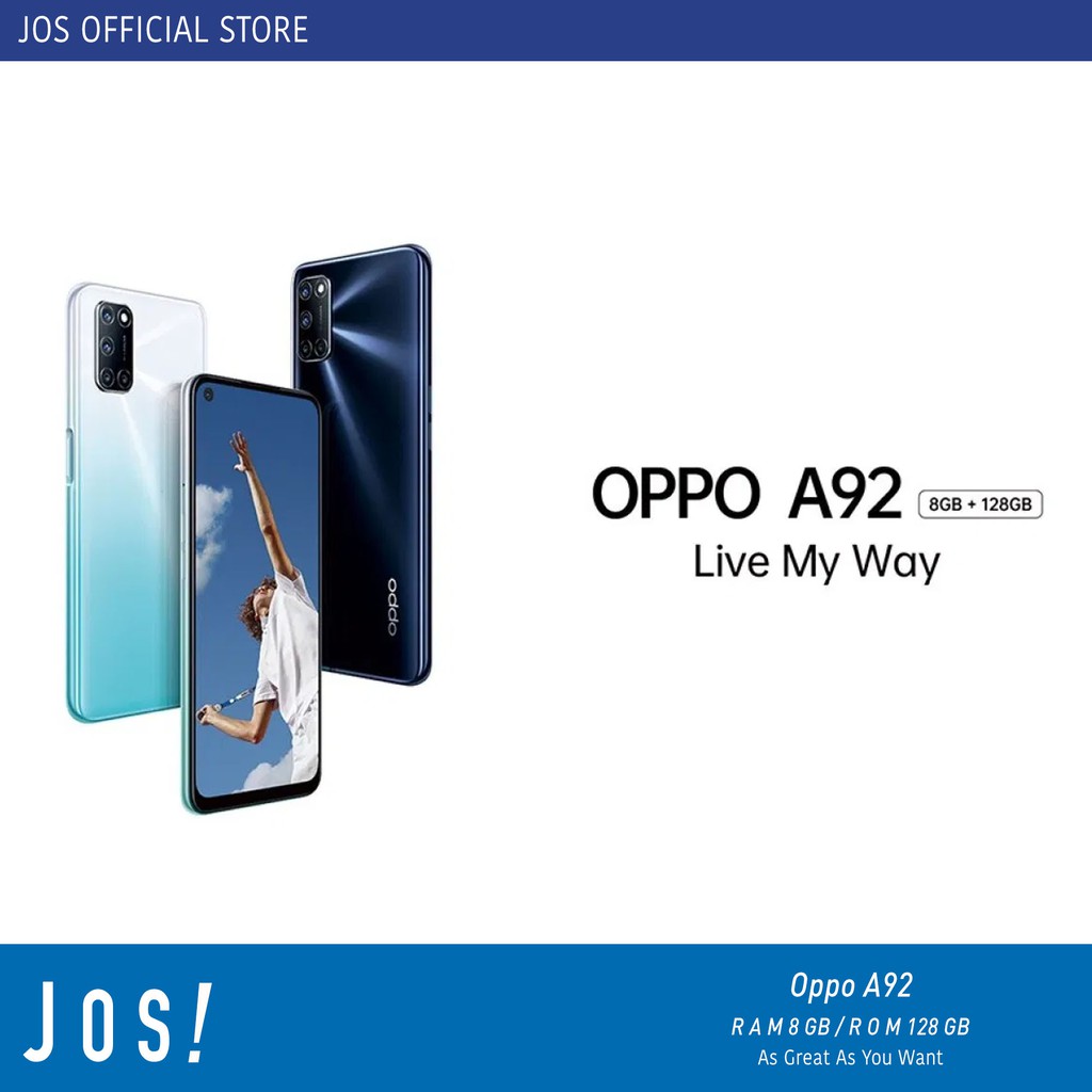 Oppo A92 8 128gb Ram 8gb Internal 128gb Garansi Resmi Oppo Indonesia Shopee Indonesia