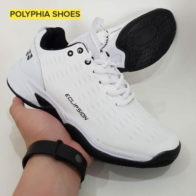 Sepatu Badminton Pria Yonex Eclipsion Grade Original / White Putih