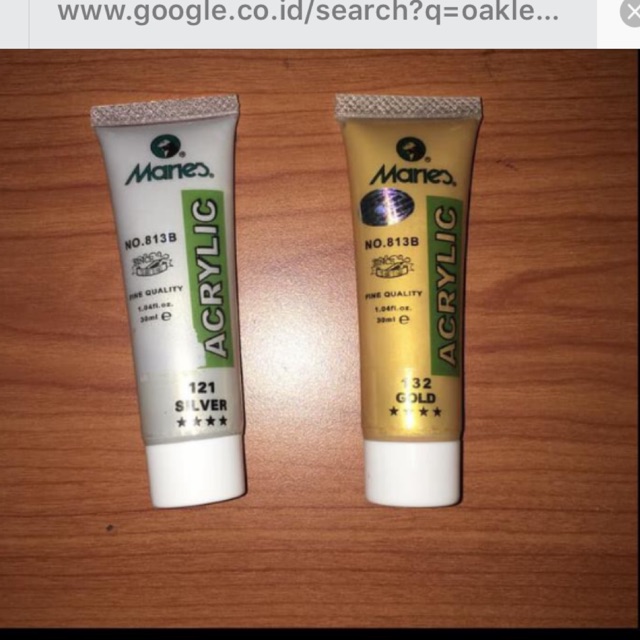 

Cat acrilic 30 ml maries metalic metalik silver / gold