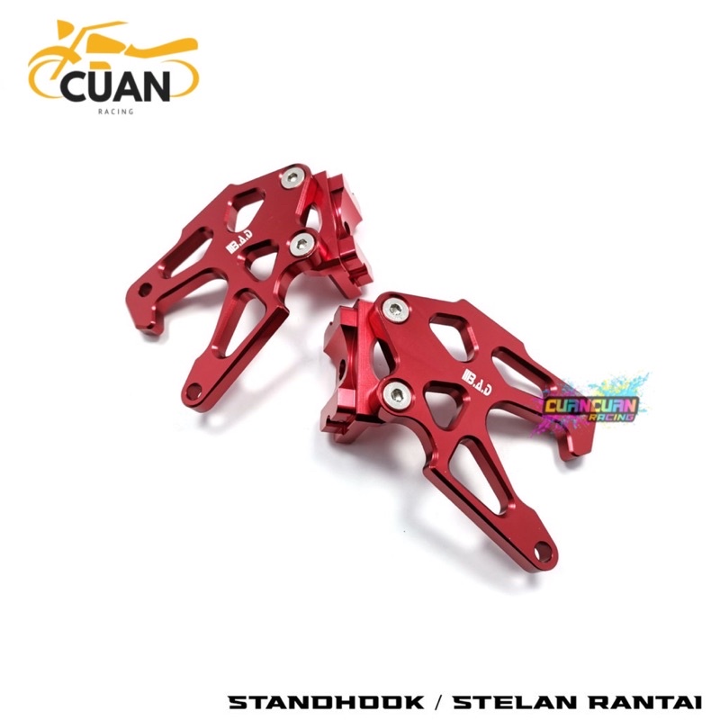 stelan rantai variasi stanhouk stand hook standhook stanhook satria Fu 150 sonic Vixion Cb/cbr dll