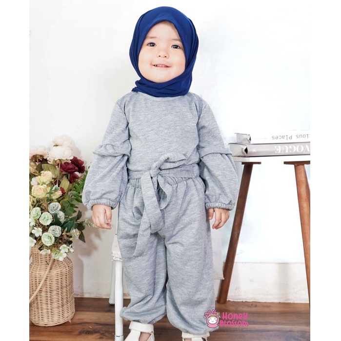 One Set Anak Perempuan / Setelan Anak Alika Bahan Babyterry Premium