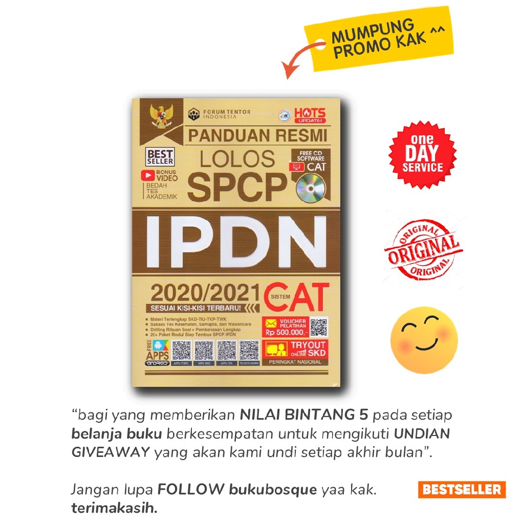Best Seller Terbaru Panduan Resmi Lolos Spcp Ipdn 2020 2021