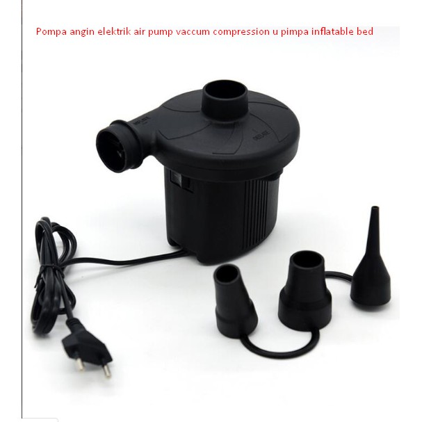 Pompa angin elektrik air untuk pompa inflatable bed