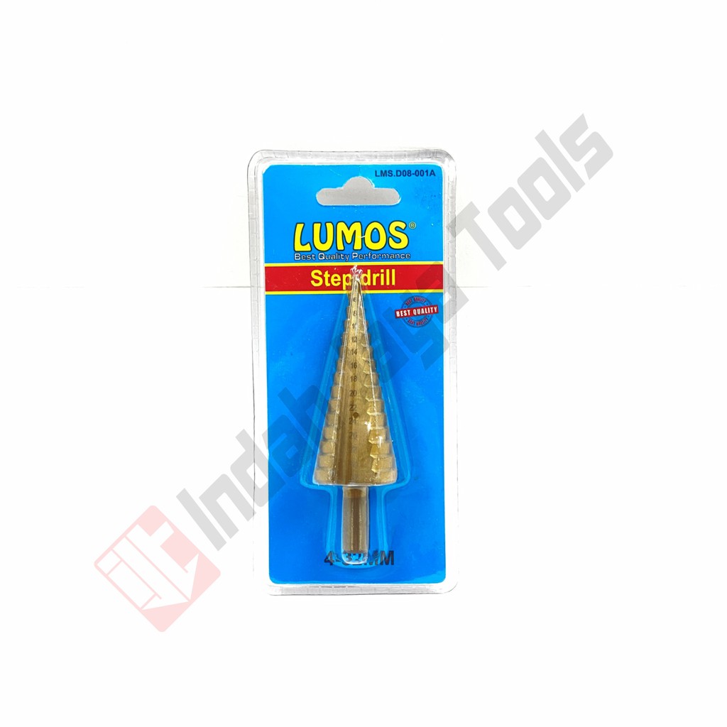 LUMOS SATUAN Step Drill 3-12 4-20 4-32 mm - Mata Bor Pagoda Besi