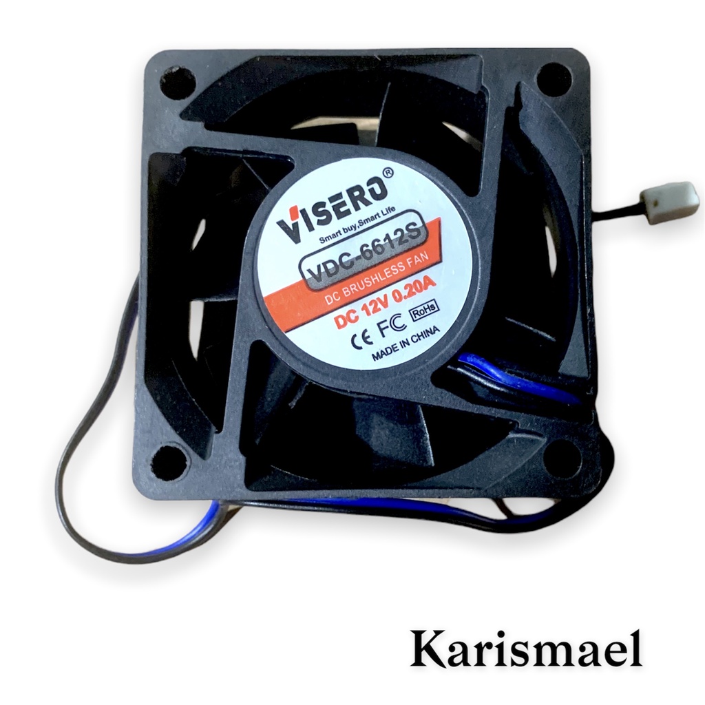 KIPAS PENDINGIN FAN DC 6X6 CM 12VOLT KIPAS POWER