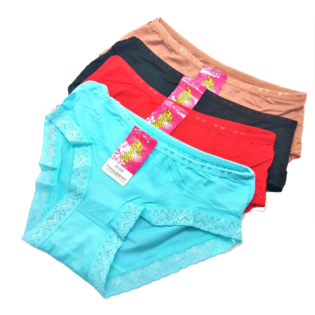 6Pcs Celana Dalam Renda Celana Dalam Wanita Renda Miaokaigi 998-All Size-Vegasusstore1 (COD)