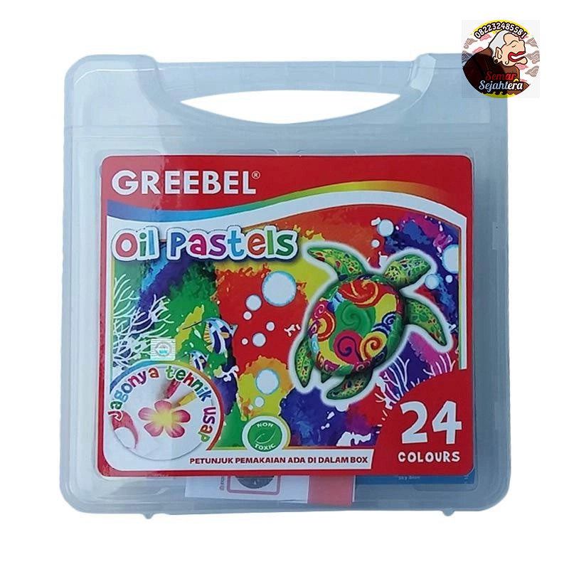 

[SET] GREEBEL CRAYON 24C PP ATK STATIONARY CRAYON MURAH*