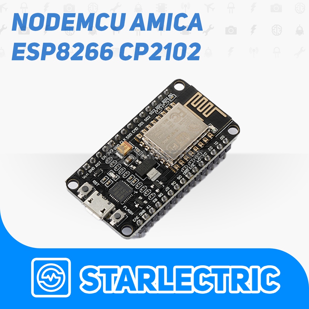 NodeMCU Amica WIFI V3 4MB ESP8266 ESP12 CP2102 ESP 8266