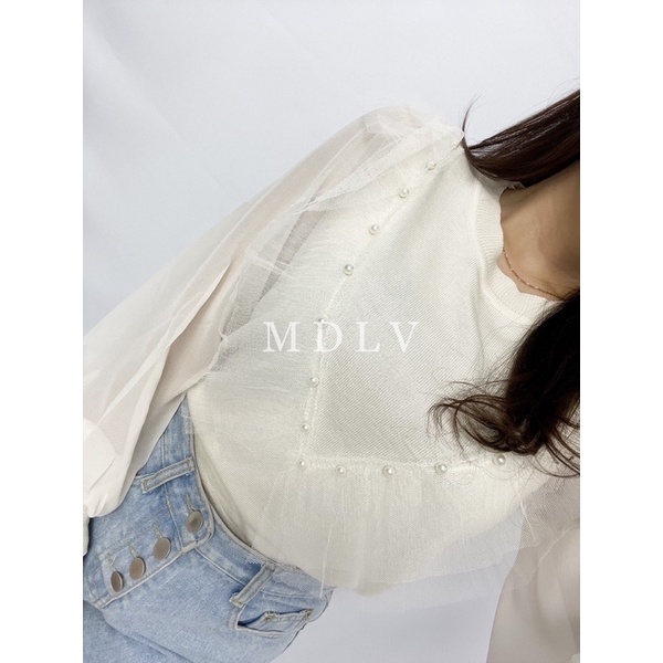 MDLV ~ 51509 Veisha Knit Top Atasan Blouse Import Baju Korea Import Fashion Import