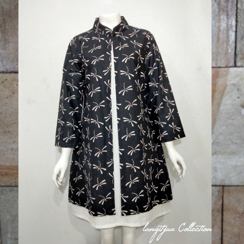 TUNIK PIAS PAMBAYUN | DRESS BATIK HALUS GARUTAN ORIGINAL