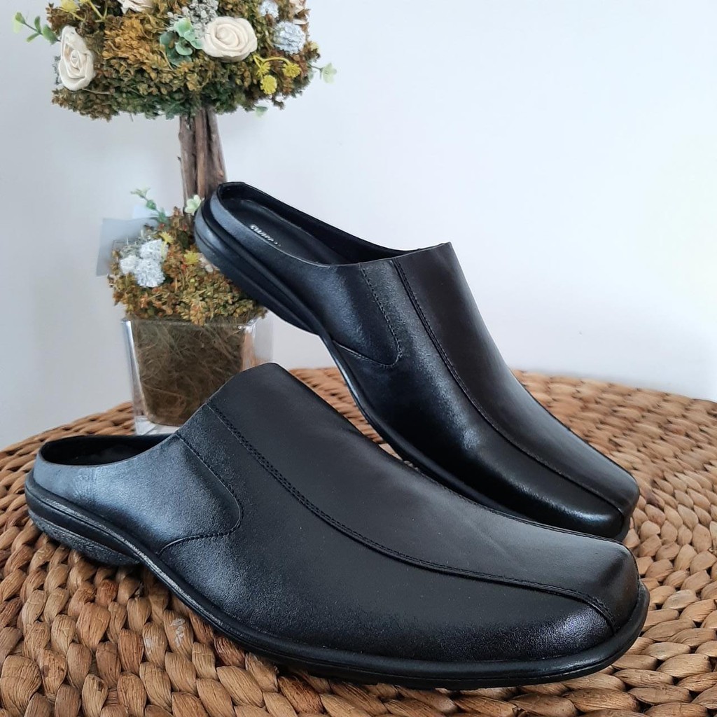 Sandal Sepatu Tutong / Bostong Pria Asli Kulit Original Garut Hand Made Kuat Awet Anti Slip