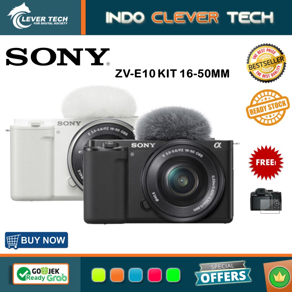 Kamera Sony ZV-E10 Mirrorless Camera with 16-50mm Lens Kit Garansi RESMI | ZV E10