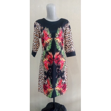 prelove dress vintage putih bunga cantik wanita murah putih kimono long pl