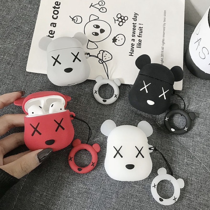 COD Case Airpods 2 3D Premium Gen 1 Lucu Karakter Inpods 12 Polos Hitam i12 Boba Minnie Toothless