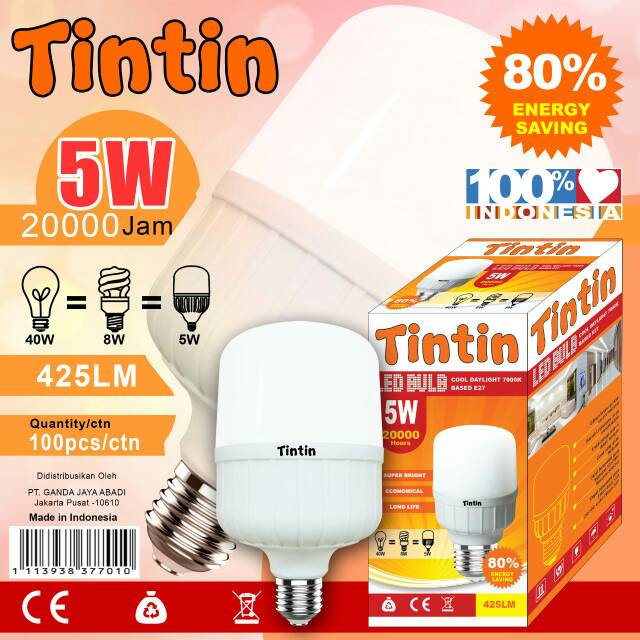 BOHLAM LAMPU LED CAPSULE 5WATT