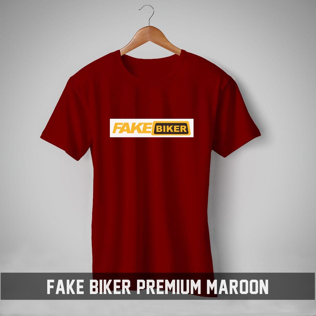 FAKE BIKER KAOS BIG SIZE 2XL 3XL 4XL 5XL LENGAN PENDEK