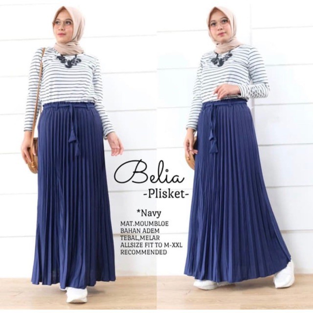 ROK PLISKET TALI PREMIUM // BELIA PLISKET