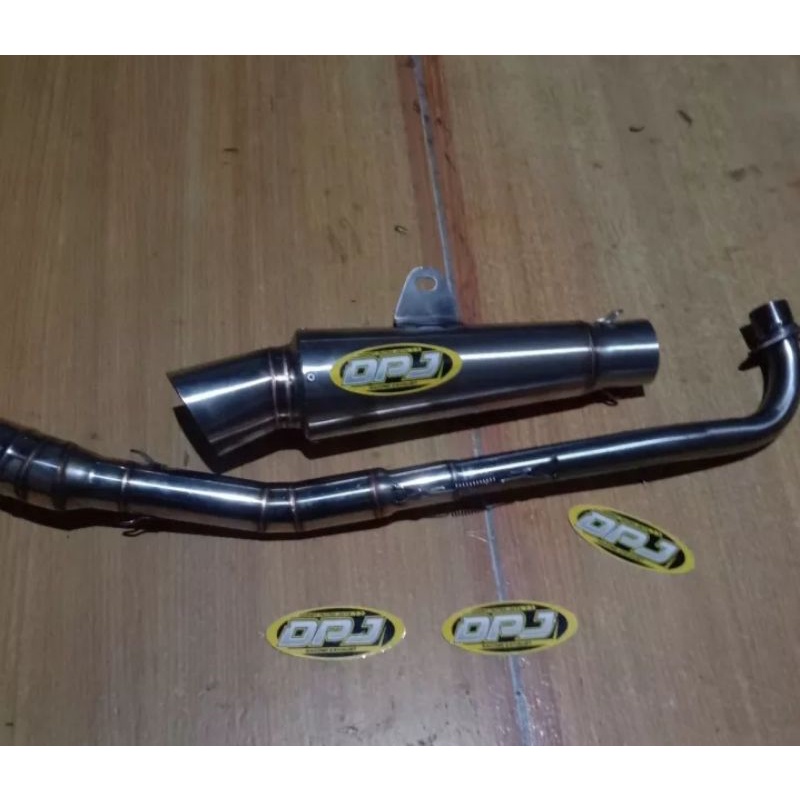 knalpot dpj segi 6 enam sarangan 1/4 bass engker PNP Supra karisma Vega Jupiter grand sam