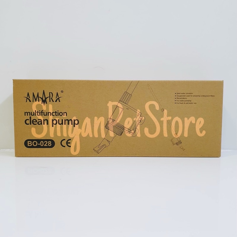 AMARA BO 028 Multifunction Cleaner Pump for Aquarium Sobo BO028